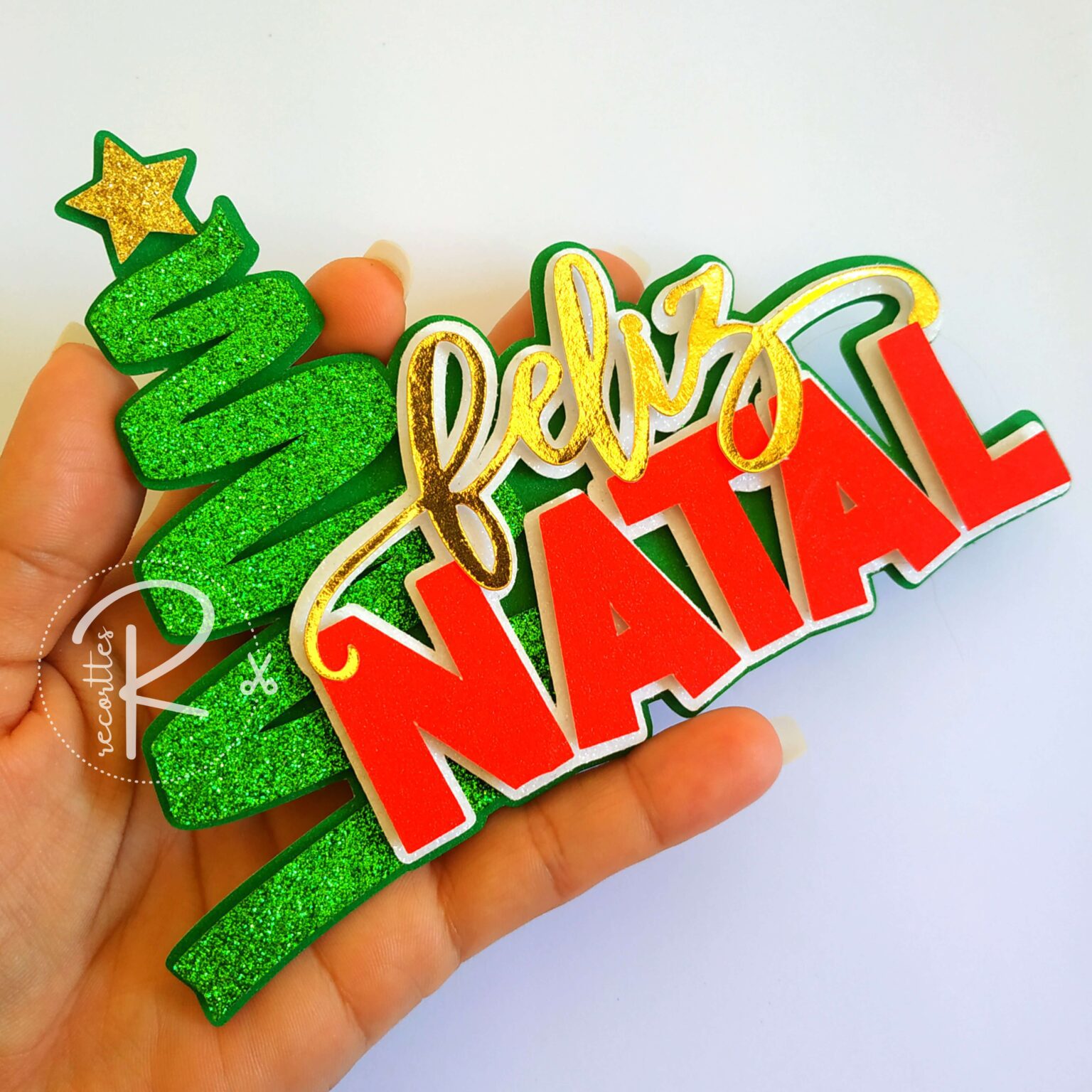 Arquivo De Corte Topo De Bolo Feliz Natal Recorttes