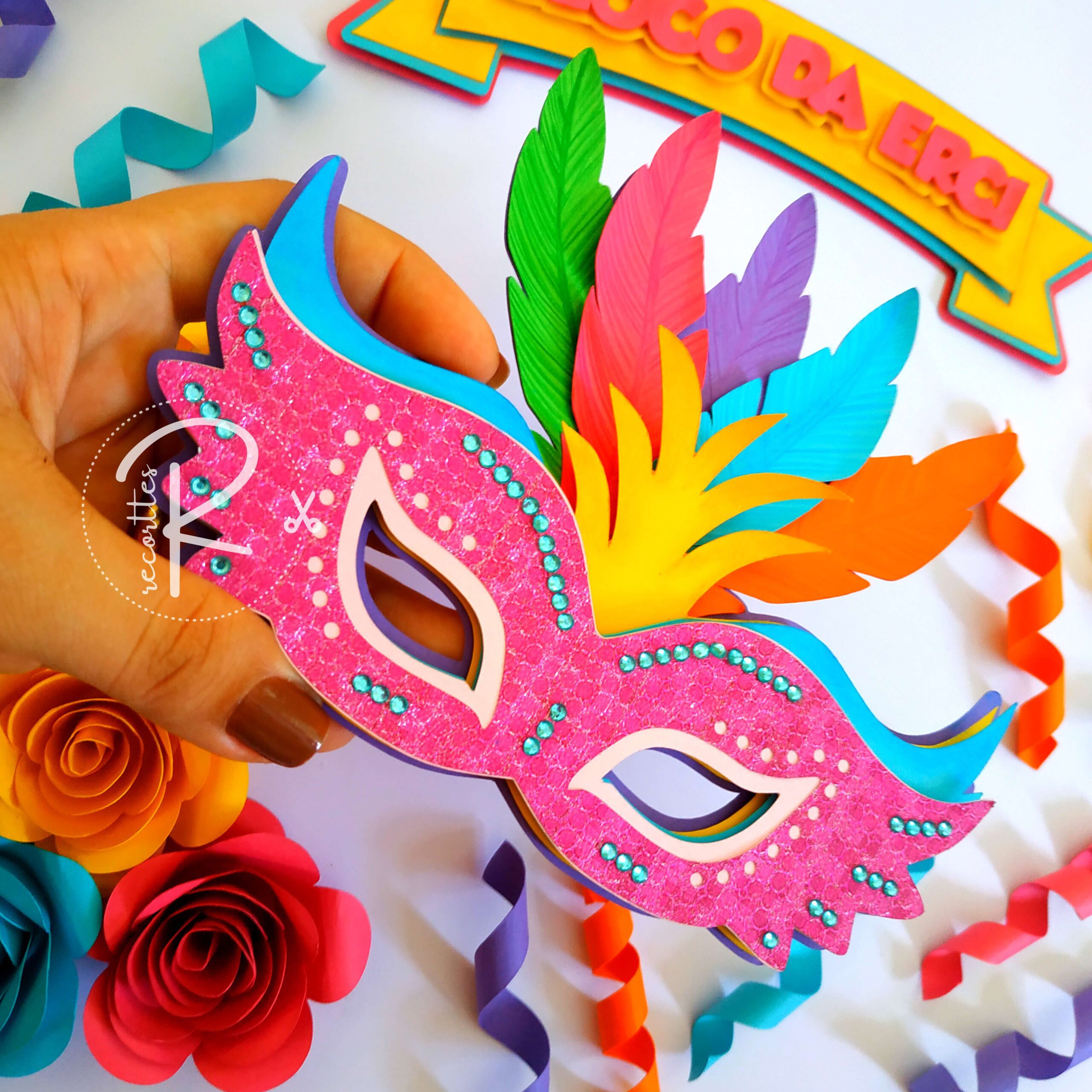 Arquivo - Topo de Bolo Máscara de Carnaval - Recorttes