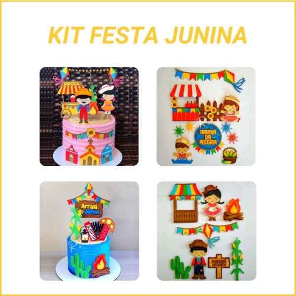 Kit Festa Junina - Arquivo de Corte